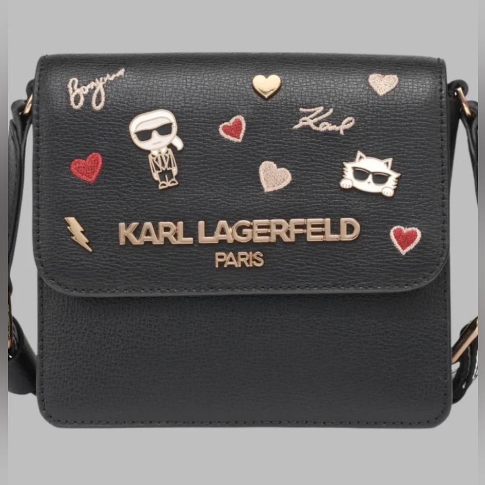 Karl Lagerfeld Paris Maybelle Crossbody with Pins